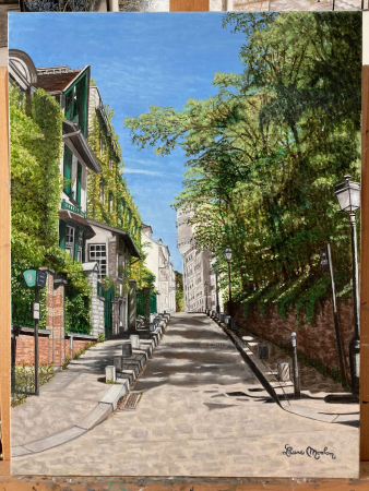 Rue Cortot à Montmartres - Octobre 2025